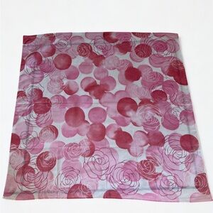 Elegant Pink Floral Scarf